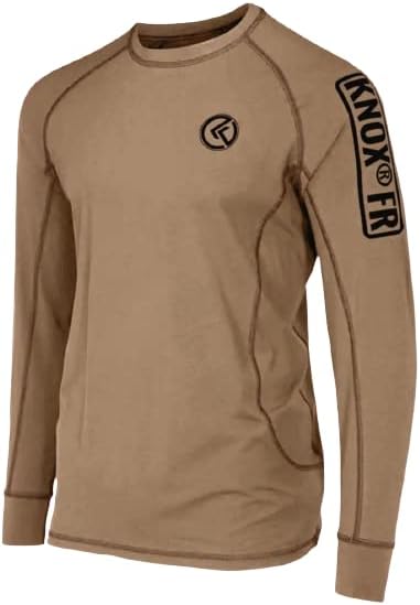 Knox FR majice za muškarce | Dvostruka Kevlar šivena košulja s dugim rukavima | NFPA2112 majica za zavarivanje požara lagane težine