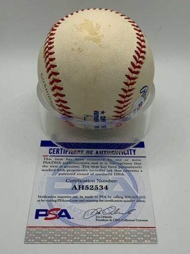 Jose Ortiz A's Rockies potpisan autogram Omlb Al Budig Baseball PSA DNK AH52534 - AUTOGREMENA BASEBALLS