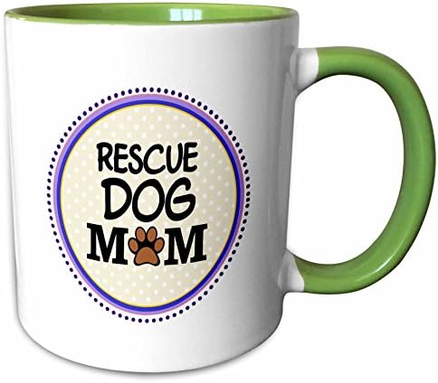 3Droza Spasilačka pasa Mama - Doggie mama po pasmini - Paw Print Mam Love - Doggy ... - Šalice