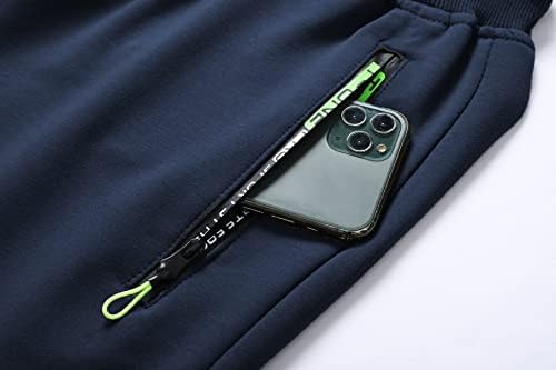 Mogenda muški šorc Casual Sportski pamuk vezice za teretanu Traning šorc sa džepovima sa patentnim zatvaračem