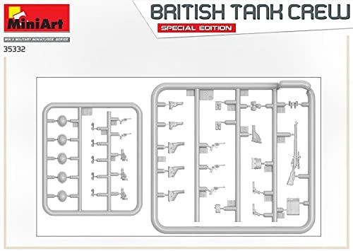 MiniArt 35332-1/35 Razmjera Britanska Tenkovska Posada. Specijalno izdanje plastičnog kompleta