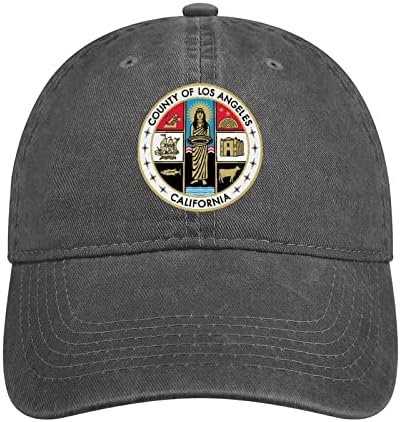 Weedkeycat County of Los Angeles Bejzbol kamiondžija kapa Atletski traper šešir Vintage slatka smiješno za muškarce žene