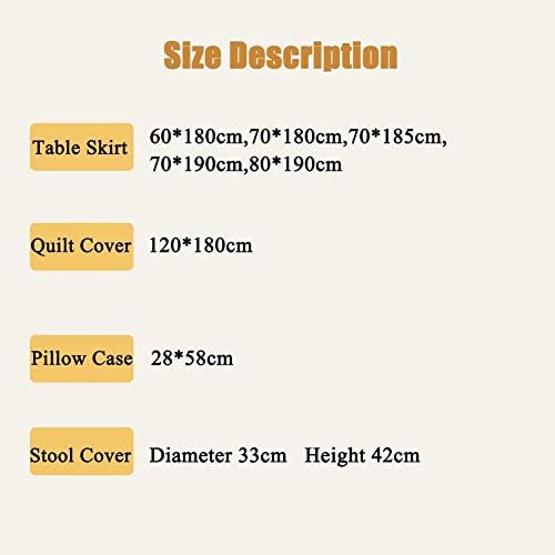 ZHUAN jednostavni masažni Kreveti suknja jastučnica masažni stol Setovi posteljine Valance ugrađeni pokrivač za krevet 4-dijelni kozmetički Salon fizioterapijski prekrivač-o 70x180cm