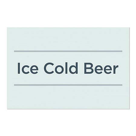 CGsignLab | Ledeno hladno pivo-jezičko teal prozor Cling | 27 x18