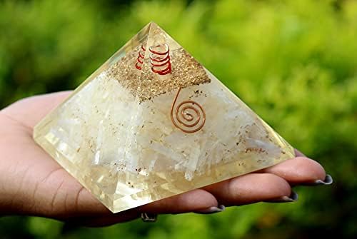 Jet izvrstan a ++ selenit orgone piramide Kristal dragulja negativne kristalne piramide za kućni dekor