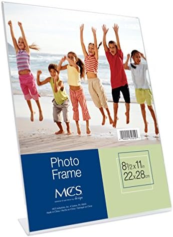 MCS 8. 5x11 inčni savijeni akrilni okvir za slike, vertikalni