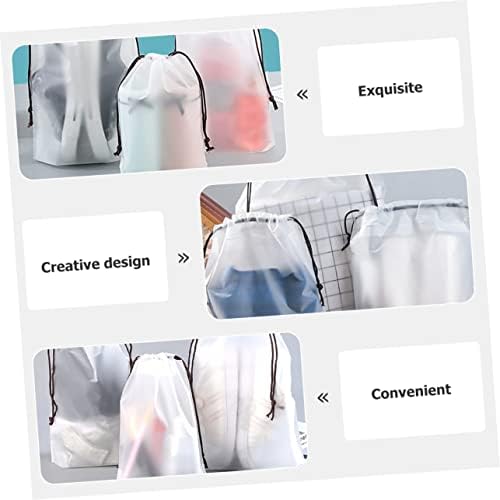 ValicLud 12pcs Kućni pohranjivanje prozirne plastične putne torbe za šminkanje Torba za šminkanje Organizator za putovanja Organza