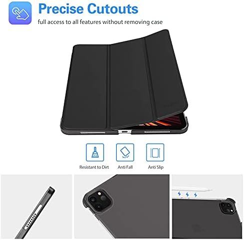 PROCASE iPad Pro 11 Case 2021 2020 2018 Slim postolje Hard Back Case Bolly sa mat ekranom Zaštitnika za iPad Pro 11 inča 2021/2020