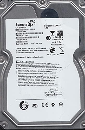 Seagate ST31000528AS 1TB Hard disk