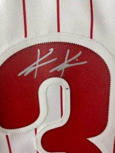 Kyle Kendrick potpisao je autografiranu Fillies Majestic Jersey JSA - autogramirani MLB dresovi