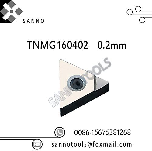 FINCOS ! Visokokvalitetni Tnmg160402 / TNMG160404 / TNMG160408 PCD CNC karbidni umetci za okretanje aluminijuma - : TNMG160402)