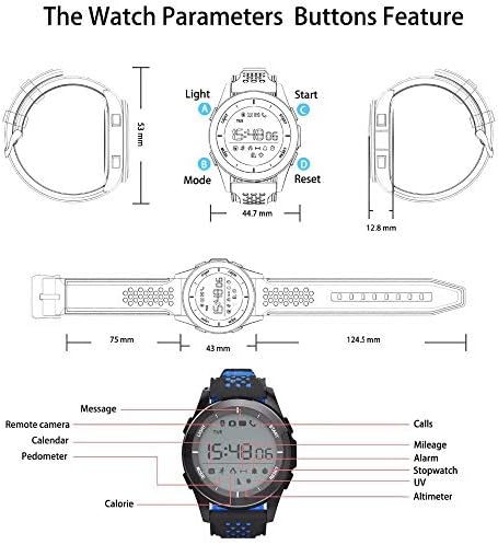 Ručni sat Vodootporna kamera Otkrivanje zdravlja modnog smartwatch pametnog sata