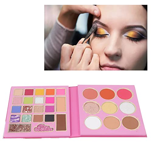 Paleta sjenila, 30 boja Eyeshadow Palette Eye Face ponovljena kozmetika Palette Blusher ton sjenila za svakodnevnu formulu šminke