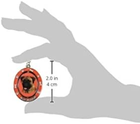 Bullmastiff Ključni Lanac Predenje Pet Privjesci Za Ključeve Dvostrani Centri Za Predenje Sa Licem Bulmastifa Od Teškog Kvaliteta