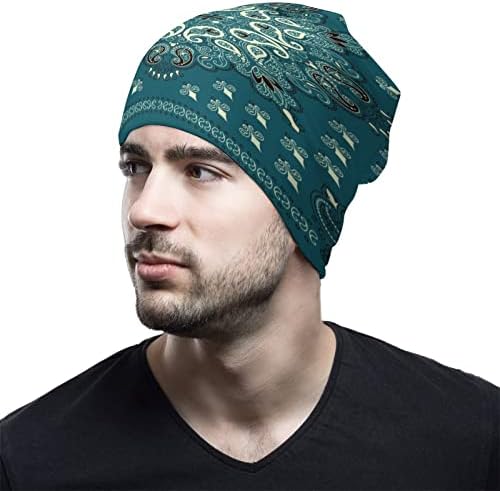 Paisley Bandana Print Unisex Beanie Cap Mekana topla Skubana kapa za pulover za spavanje Ležerne prilike