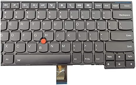 Tastatura za Lenovo Thinkpad T440P T440 T460P T450 T460 T440S T450S L440 L450 L460 E431 E440 T431S L470 T440E, Moon2020 laptop zamjena tastatura pozadinsko osvjetljenje, SAD raspored, Trackpoint, Crna