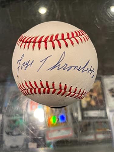 Faye Thoneberbery Boston Red Sox Single Potpisan službeni bejzbol JSA mint - autogramirani bejzbol
