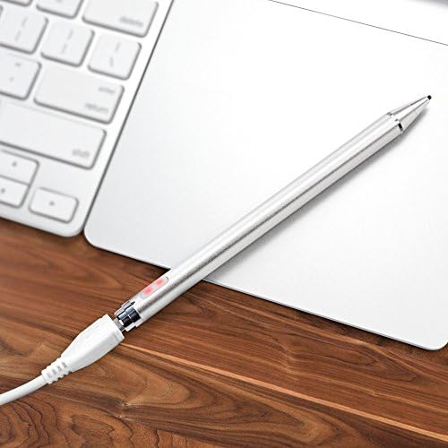 Boxwave Stylus olovka kompatibilna sa 4GOOD-om S555m 4G - Accloint Active Stylus, elektronički stylus sa ultra finim vrhom za 4good S555m 4G - Metalno srebro