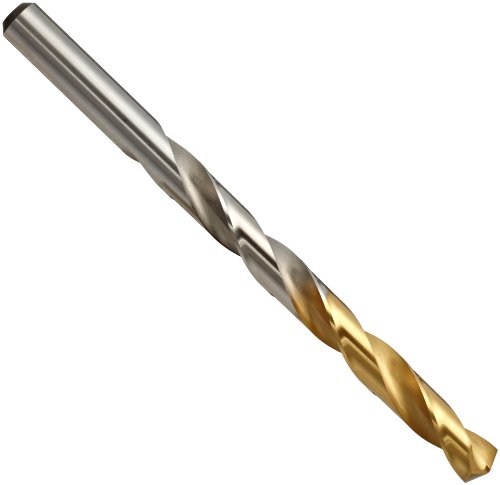 YG-1 D2GP čelični zlatni-P Bušilica za bušilice, limenka, ravna kutija, spora spirala, 135 stepeni, R veličine, 43/128 Dužina promjera x 4-3 / 4 dužina