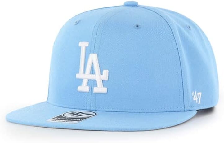 '47 Los Angeles Dodgers muške žene no Shot kapetan podesivi Snapback Columbia plavi šešir sa bijelim logotipom