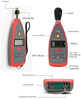 Jieseing šum mjerač digitalnog zvuka digitalna jačina zvuka zapremine decibela detektor testiranja buke