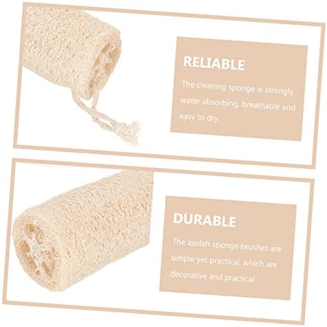 Holibanna 2pcs Loofah čišćenje posuđa Scribber Bath Spužva Loofah Spužva za pranje spužva Spužva za pranje posuđa Kozanje sunđera