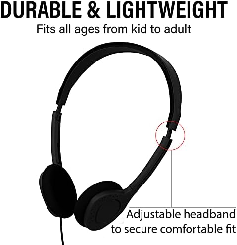 Rušine slušalice za maelin s 3,5 mm utikač za slušalice - 300 paketa - Multi