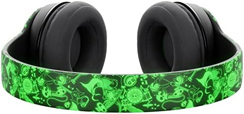 Disney Nightmare prije Božića Glow in The Dark Bluetooth slušalice preko uha, bežične i žičane sklopive slušalice Ugrađeni mikrofon-Tim