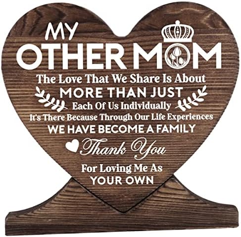 Moja druga mama Drveni znak, poklon drva srce, drveni znakovi citat za zanat, drveni znak, mama plaketa, smisleni pokloni za mamu,