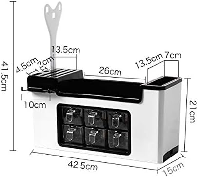 Jqzlxcjzwj kutija za odlaganje kuhinjski pribor, kuhinjski spremnik za skladištenje kuhinje, kuhinjski stalak za začinu stolni prostor
