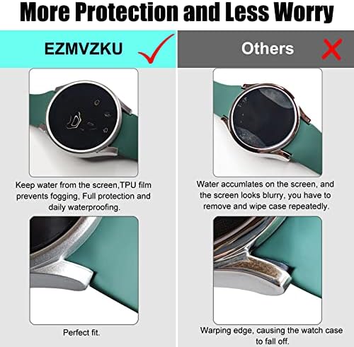 EZMVZKU 15 Pack Bez pojasa za Gapy Gledajte 5 Pro 45mm Sportski silikonski opseg za žene sa [6 + 8pack] Kompatibilni za Galaxy Watch 5 Pro 45mm Ectret Extecre