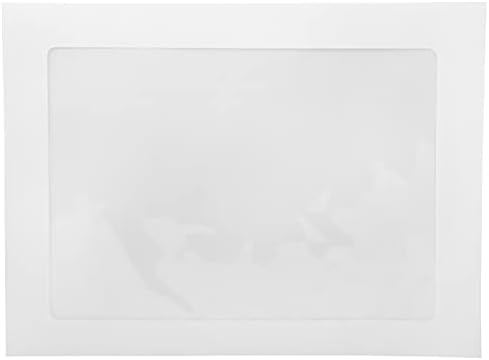 JAM Paper® 9 x 12 koverta prozora za knjižice - Bijela-25 / pakovanje