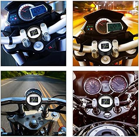 YWSZJ motocikl TPMS motocikl-guma za nadgledanje tlaka za nadzor tlaka TIRE TEMETERIJALNI SISTEM sa USB punjačem 2 vanjska senzora