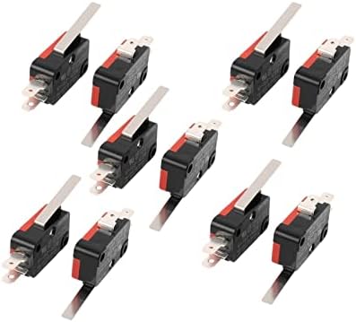 GRUNI 10 kom v-152-1c25 ruka valjkaste poluge SPDT 1NO 1nc mikro granični prekidač 3 terminala trenutna