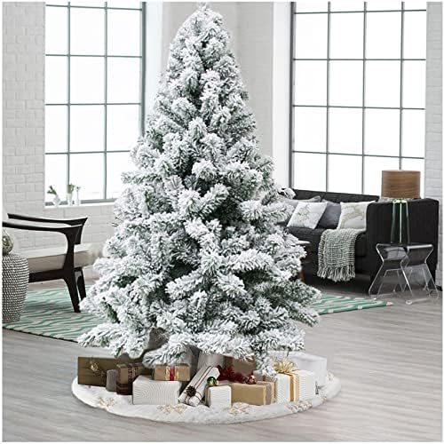 Božićno čišćenje 7,5 ft umjetnog snijega odstoljenog božićnog stabla odmora za dom, ured, unutarnji i vanjski