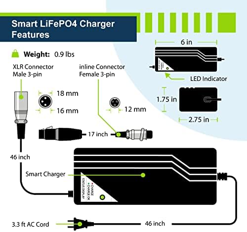 ExpertPower baterija i paket punjača-24V 5a punjač / 24V 10AH baterija litijum LiFePO4