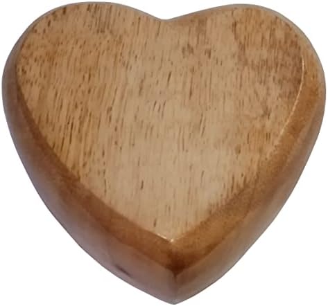 PURPELEDIP Drvena urna za pepeo: Kutija s oblika srca za voljene osobe Cremation Sahtial
