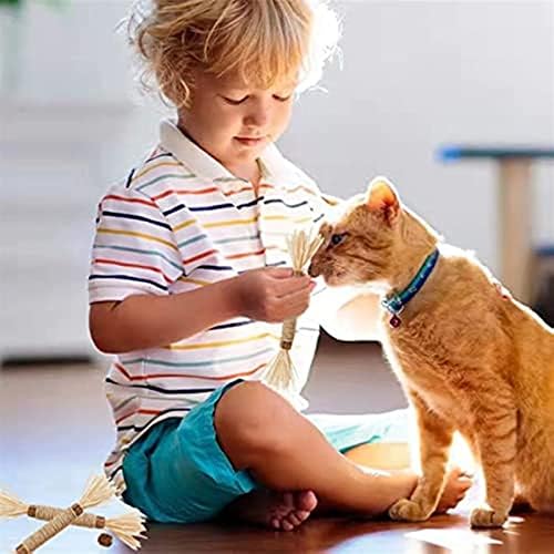 Sunesa Cat Toys 2 kom. CAT igračke Chew Stick mačića Trčajte Catnip Toy Kitty Stufy s Catnom za čišćenje zuba u zatvorenim ljubimcima