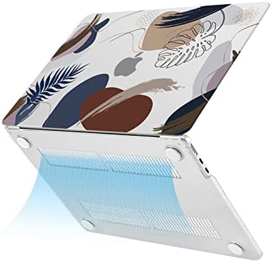 Mosiso kompatibilan sa MacBook Air 13.6 inčnim kućištem 2022 2023 Izdanje A2681 m2 čip sa dodirom, plastičnom tropskom biljkom tvrdoj