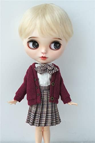 Jusuns lutka perike JD2933 9-10INCH 23-25cm kratki deikički rez Mohair BJD perike Blytes Doll Pribor