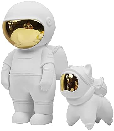Olodo astronaut figurica, statua za astronaut, Spaceman Skulptura za kuhanje pasa Astronaut Slika soba za ukrašavanje statua soba
