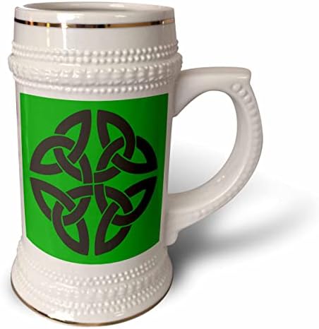 3drose Celtic Dara Ancient Hrast čvor u sivoj boji - 22oz Stein krigla