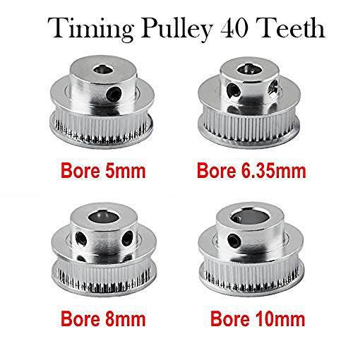 Aluminijumska GT2 remenica zupčastog remena 30/36/40/48/60 otvor zuba 6/10 mm širine bez zuba / sa zubom za 3d štampač CNC