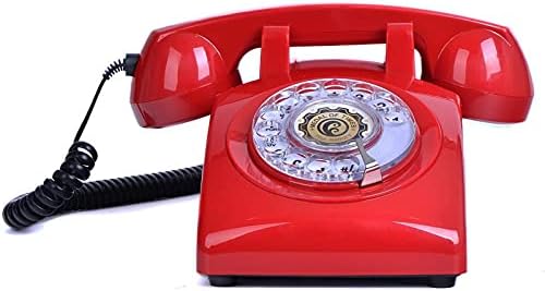 Rotacijski biranje Telefoni Sangyn 1960-ov Classic Stari Style Retro fiksni stolni telefon