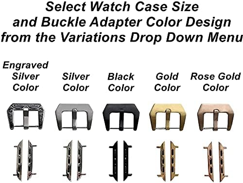 Nickston rak Zodijak set kompatibilan sa Apple Watch Ultra 8 7 6 SE serije 40mm 41mm 44mm 45mm 49mm kožni reljefni remen i ogrlica