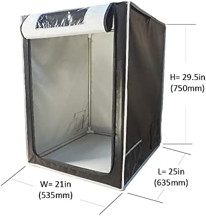 3D printer kućište poklopca otporna na vatru od nehrđajućeg čelika izolacija toplotne prašine vode i vatre 635x535x750mm za ENDER3V2 / 3S Prusa SV06