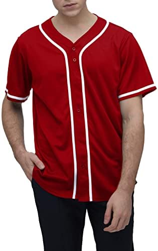 Yuji Itadori muški dres za bejzbol kratki rukav V Vrući vrhove na vratu Dugme Down TEE majica Sportska odjeća S-4XL