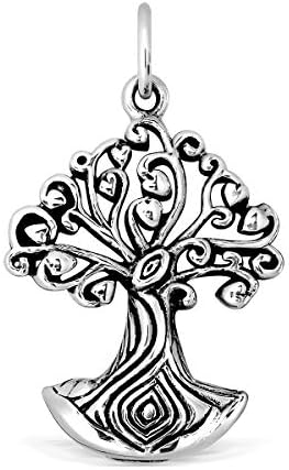 Sa slovesilver 925 sterling srebrna keltska stabla života ljudskog pepela kosti za spomen-privjesak u Urn