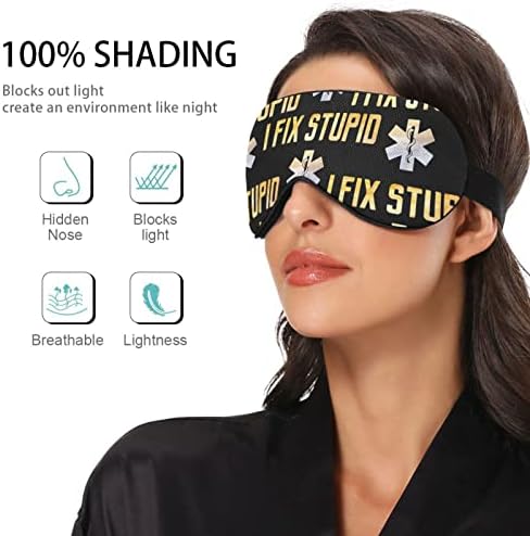 Unisex Sleep Eye Maska I-Fix-glupo-EMT-RN noćna maska ​​Spavaća zaspavanje