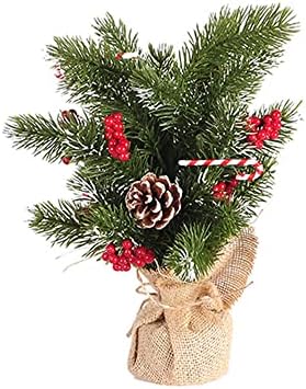 Aydfn božićno stablo Desktop ukrasi Božićni ukrasi Mali božićno drvce 14.8in šifrirani ukras za turističke scene Indoor, 2